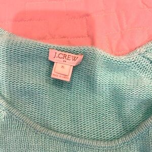 J Crew sweater light green